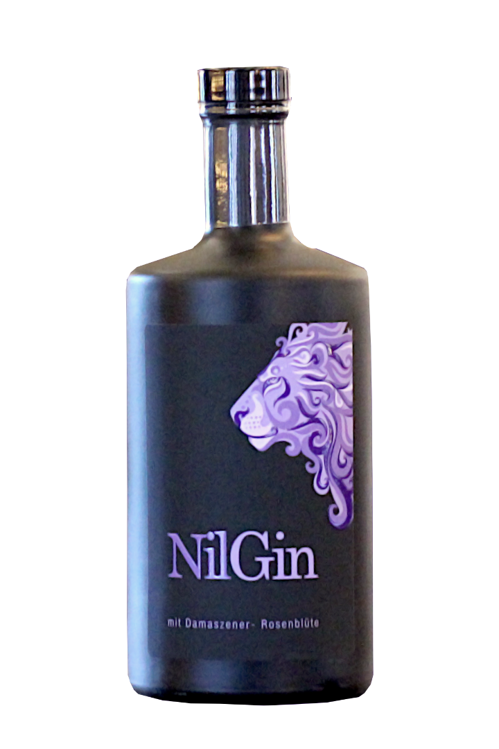 Nil Gin "Black Edition" mit Damaszener-Rosenblüten - Limited Edition ... Nil Gin "Black Edition" mit Damaszener-Rosenblüten - Limited Edition ...